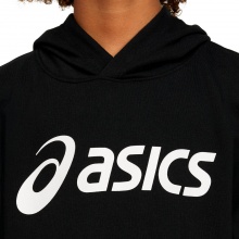 Asics Kapuzenpullover (Hoodie) Big Oth Logo schwarz Kinder